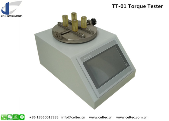 China Automatic Torque Force Tester For Bottle Cap Lid Torque Meter For Bottles supplier