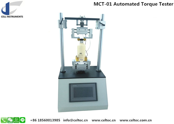 China Closure Twist Torque Force Tester Motorised Automatic Torque Testing Machine For Beverage Pet Bottle supplier