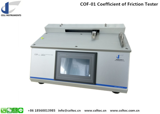 China Friction Tester Coefficient of friction testing machine COF tester for plastic film Static and kinetic COF supplier