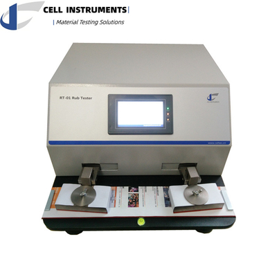 ASTM F2497 Printing Ink Rub Resistance Tester TAPPI T830 Rub Tester Ink Stability Testing About Smear And Bleed