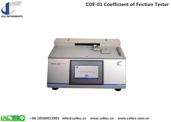 Lab Testing Equipment Coefficient of Friction Tester for pPE/LTPE/OPP/ PVC/ PPT/BOPP