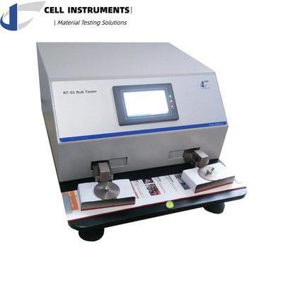 Ink Rub Transfer Testing Machine Wet and Dry Abrasion ASTM D5264 ink stability testing about smearing and bleeding