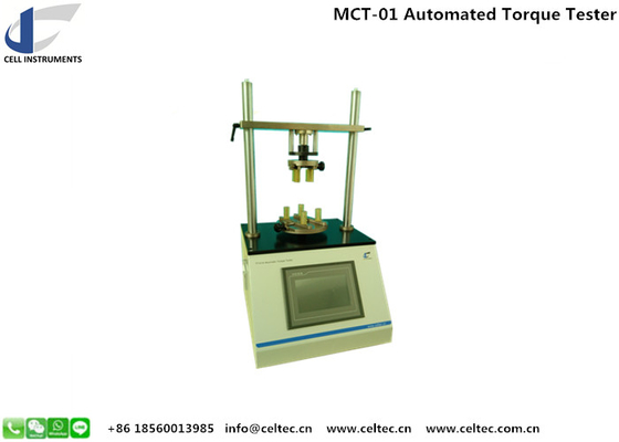 Closure Twist Torque Force Tester Motorised Automatic Torque Testing Machine For Beverage Pet Bottle