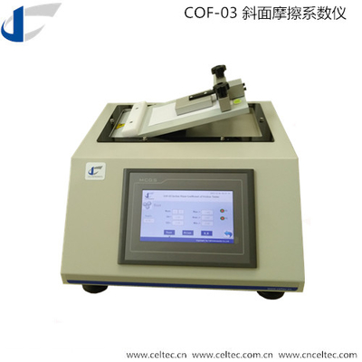 Inclined Plane Coefficient Of Friction Tester Static COF Tester Slip Surface COF Tester ASTM D4918, ASTM D202