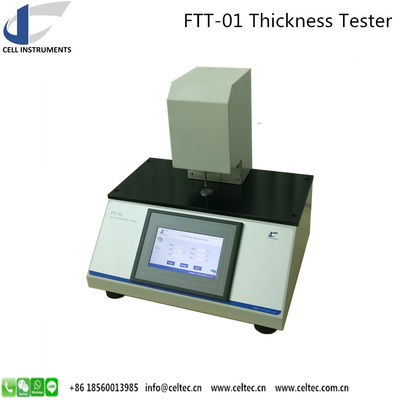 Accurate Thickness Gauge 0.1μM Plastic Film And Wafer Thickness Tester Dead Weight Mechnical Contact Method