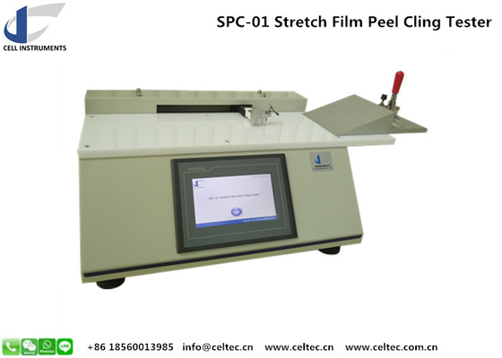 Pvc Wrapping Film Cling Peeling Force Test Machine Model Spc-01 Stretch Film Two Layer Wrapping Force Tester