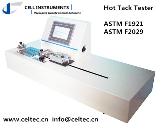 Thermoplastic surface hot tack tester