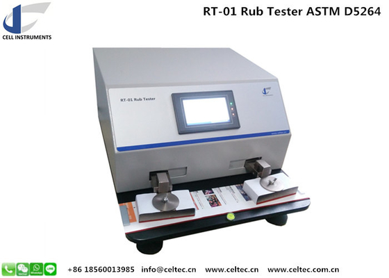 Printed ink Abrasion resistance fastness tester Rub tester TAPPI T830 conformed rub tester ASTMD5264 complied rub tester