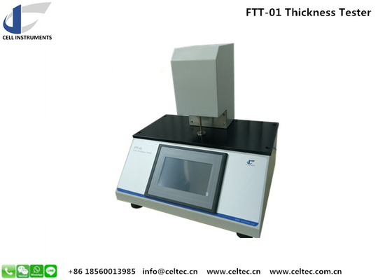 Accurate Thickness Gauge 0.1μM Plastic Film And Wafer Thickness Tester Dead Weight Mechnical Contact Method