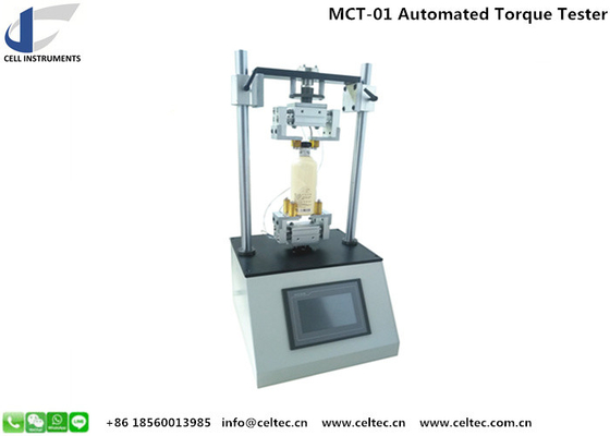 Closure Twist Torque Force Tester Motorised Automatic Torque Testing Machine For Beverage Pet Bottle